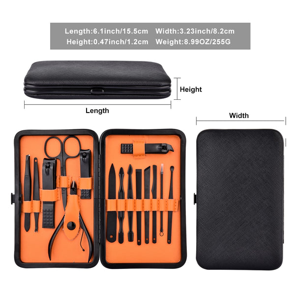 15 in 1 Travel Manicure Set Tools