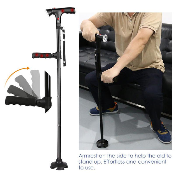 Collapsible Telescopic Folding Cane LED