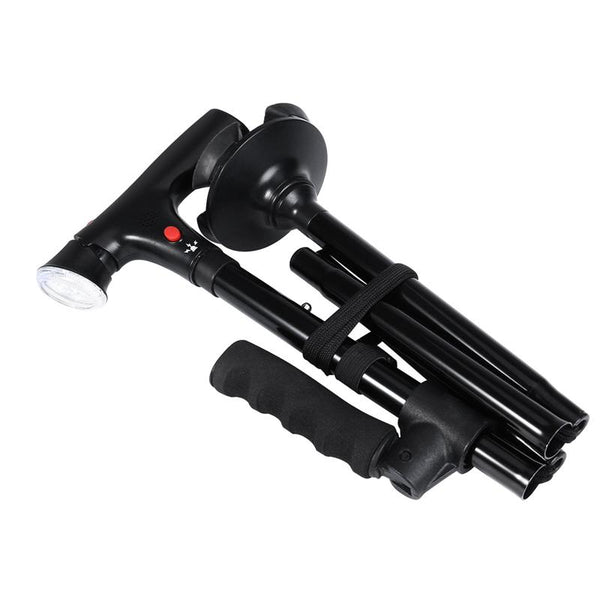 Collapsible Telescopic Folding Cane LED