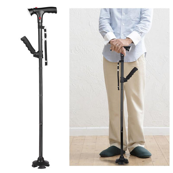 Collapsible Telescopic Folding Cane LED